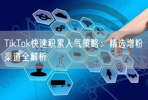 TikTok快速积累人气策略：精选增粉渠道全解析