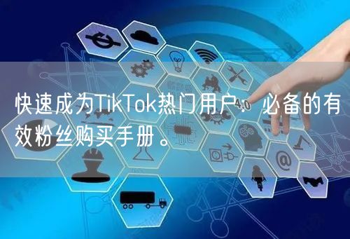 快速成为TikTok热门用户：必备的有效粉丝购买手册。