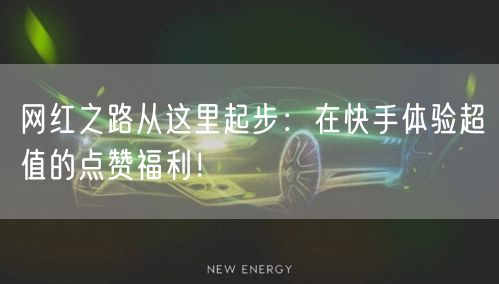 网红之路从这里起步：在快手体验超值的点赞福利！