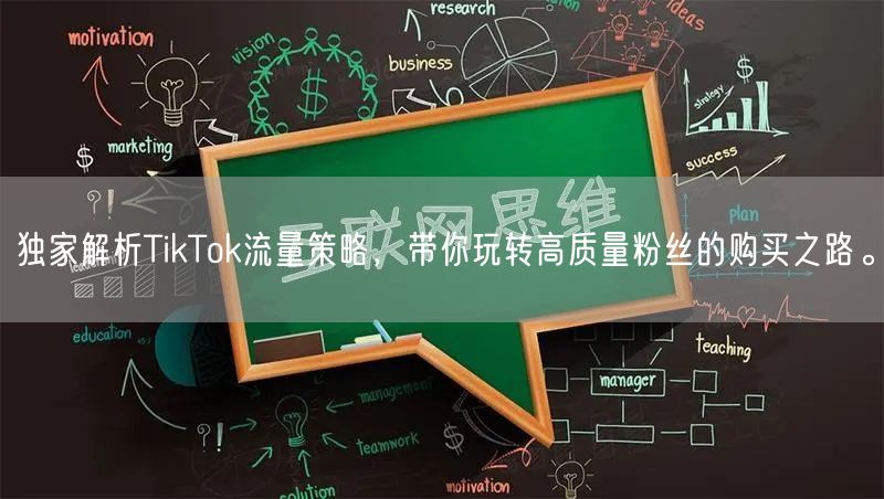 独家解析TikTok流量策略，带你玩转高质量粉丝的购买之路。