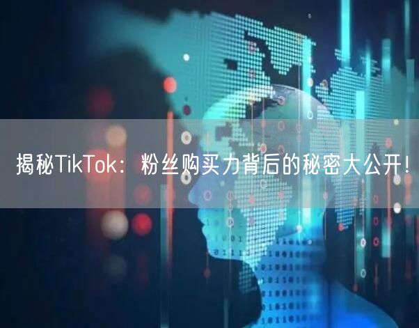 揭秘TikTok：粉丝购买力背后的秘密大公开！