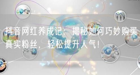 抖音网红养成记：揭秘如何巧妙购买真实粉丝，轻松提升人气！