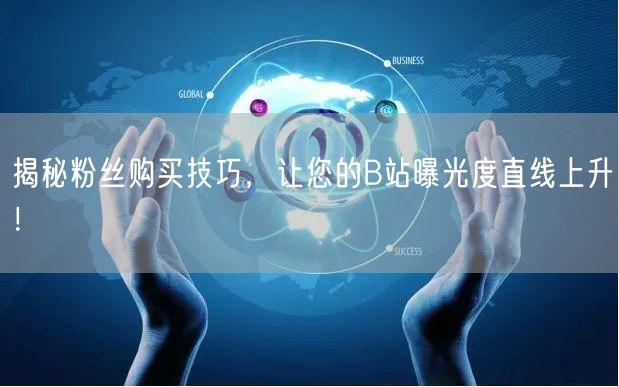 揭秘粉丝购买技巧，让您的B站曝光度直线上升！