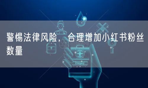 警惕法律风险，合理增加小红书粉丝数量