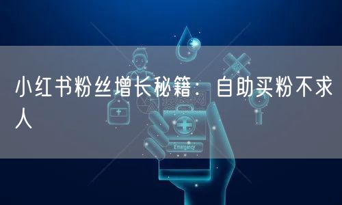 小红书粉丝增长秘籍：自助买粉不求人